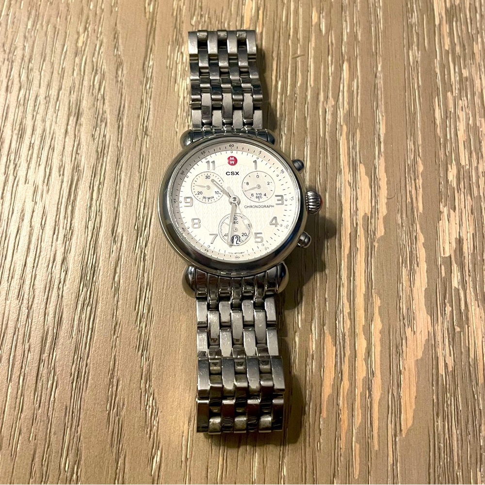 MICHELE CSX CHRONOGRAPH STEEL SWISS #MW03D00A0025